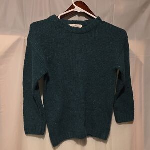 H&M Deep Teal Crew Neck Sweater